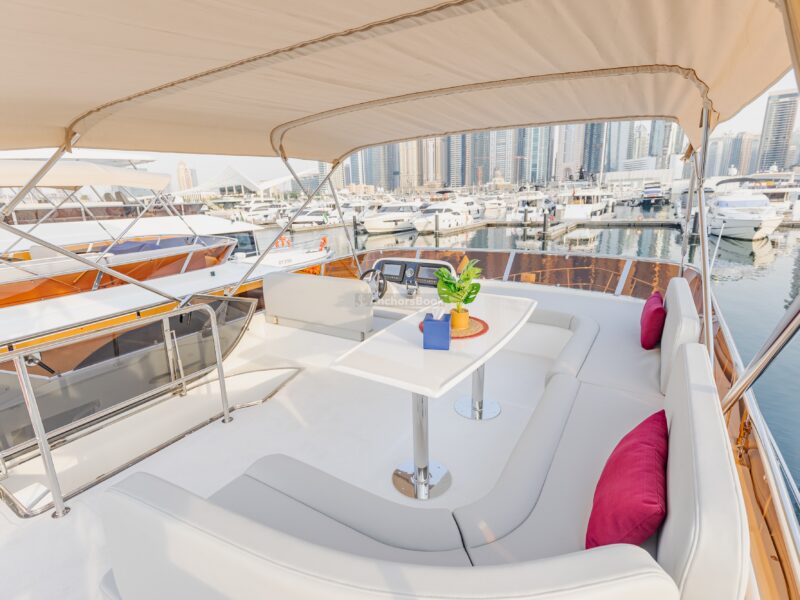 Dubai Private Yacht Charter – 2024 Build Year 52ft Luxury Yacht – 17 PAX | AnchorsBook Photo Dubai Private Yacht Charter – 2024 Build Year 52ft Luxury Yacht – 17 PAX
