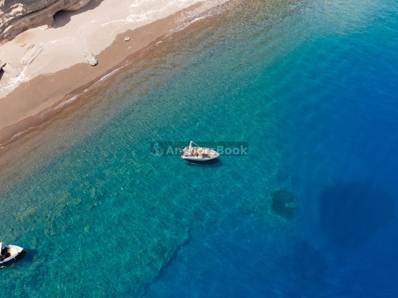Full Day Boat rental in Santorini- No license required | AnchorsBook Photo Full Day Boat rental in Santorini- No license required