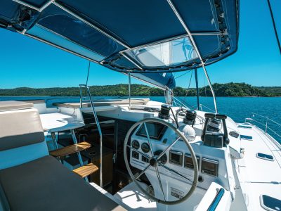 Costa Rica Sunset Catamaran: Snorkeling, Drinks & Fresh Bites | AnchorsBook Photo Fountaine Pajot Helia 44ft