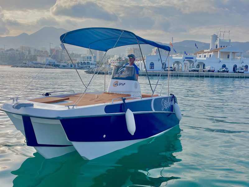 Benalmádena: Rent Boat without License - Trimaran | AnchorsBook Photo Benalmádena: Rent Boat without License - Trimaran