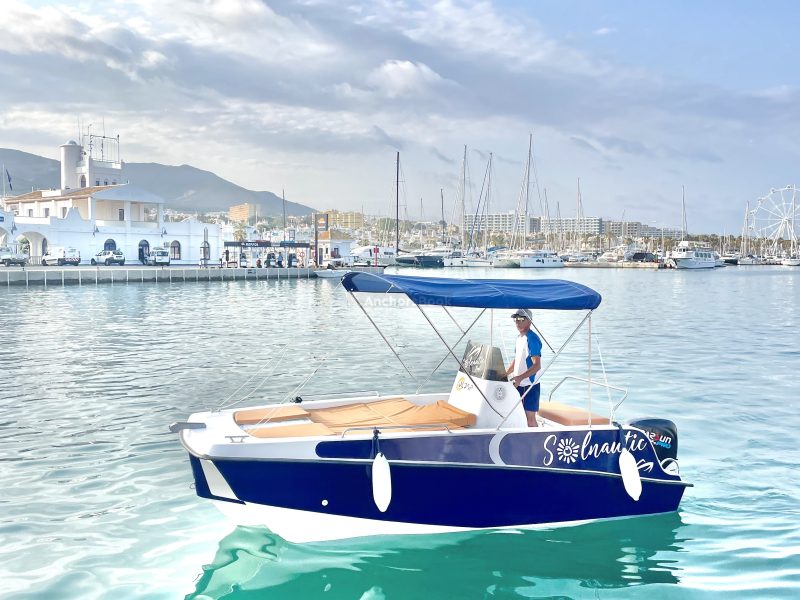 Benalmádena: Rent Boat without License - Trimaran | AnchorsBook Photo Benalmádena: Rent Boat without License - Trimaran