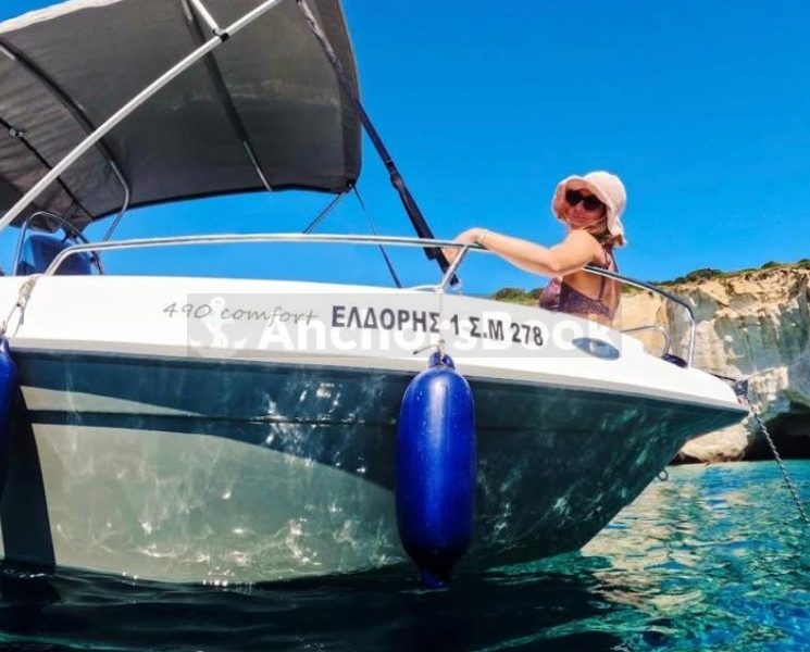 Milos Eldoris 1 Nireus Grey (full day rental) - No license required | AnchorsBook Photo Milos Eldoris 1 Nireus Grey (full day rental) - No license required