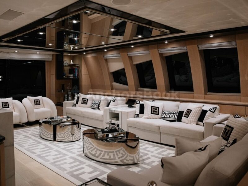Dubai AK Royalty 136ft Mega Yacht - 24 hours to 7 Day Charter | AnchorsBook Photo Dubai AK Royalty 136ft Mega Yacht - 24 hours to 7 Day Charter