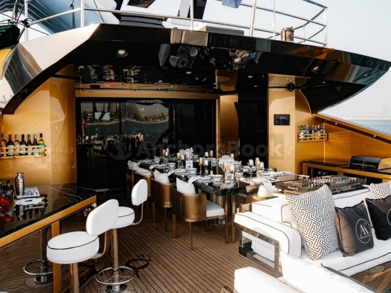 Dubai AK Royalty 136ft Mega Yacht - 24 hours to 7 Day Charter | AnchorsBook Photo Dubai AK Royalty 136ft Mega Yacht - 24 hours to 7 Day Charter