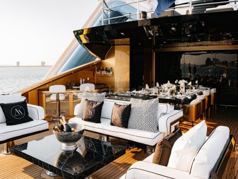 Dubai AK Royalty 136ft Mega Yacht - 24 hours to 7 Day Charter | AnchorsBook Photo Dubai AK Royalty 136ft Mega Yacht - 24 hours to 7 Day Charter