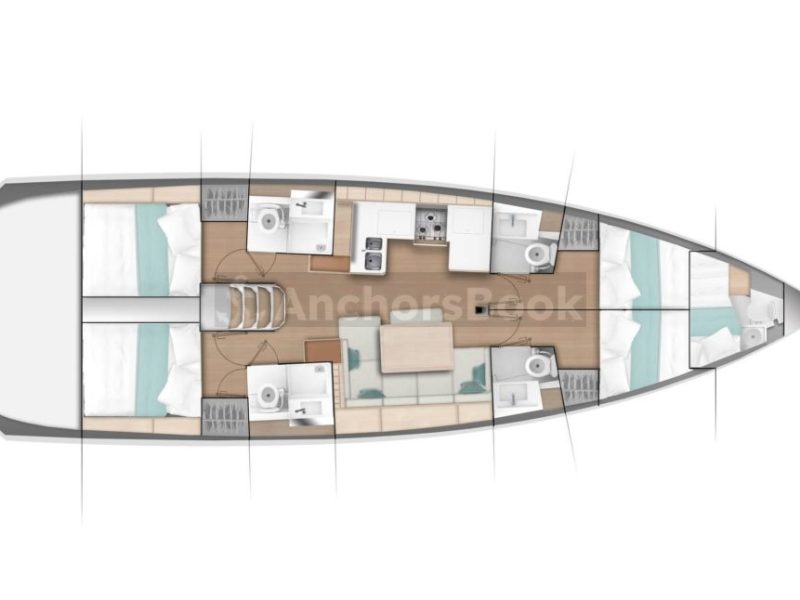 Jeanneau Sun Odyssey 490 Full Week Yacht Charter | AnchorsBook Photo Jeanneau Sun Odyssey 490 Full Week Yacht Charter