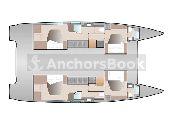 Aura 51 Fountaine Pajot - Princess - Full Week Charter | AnchorsBook Photo Aura 51 Fountaine Pajot - Princess - Full Week Charter