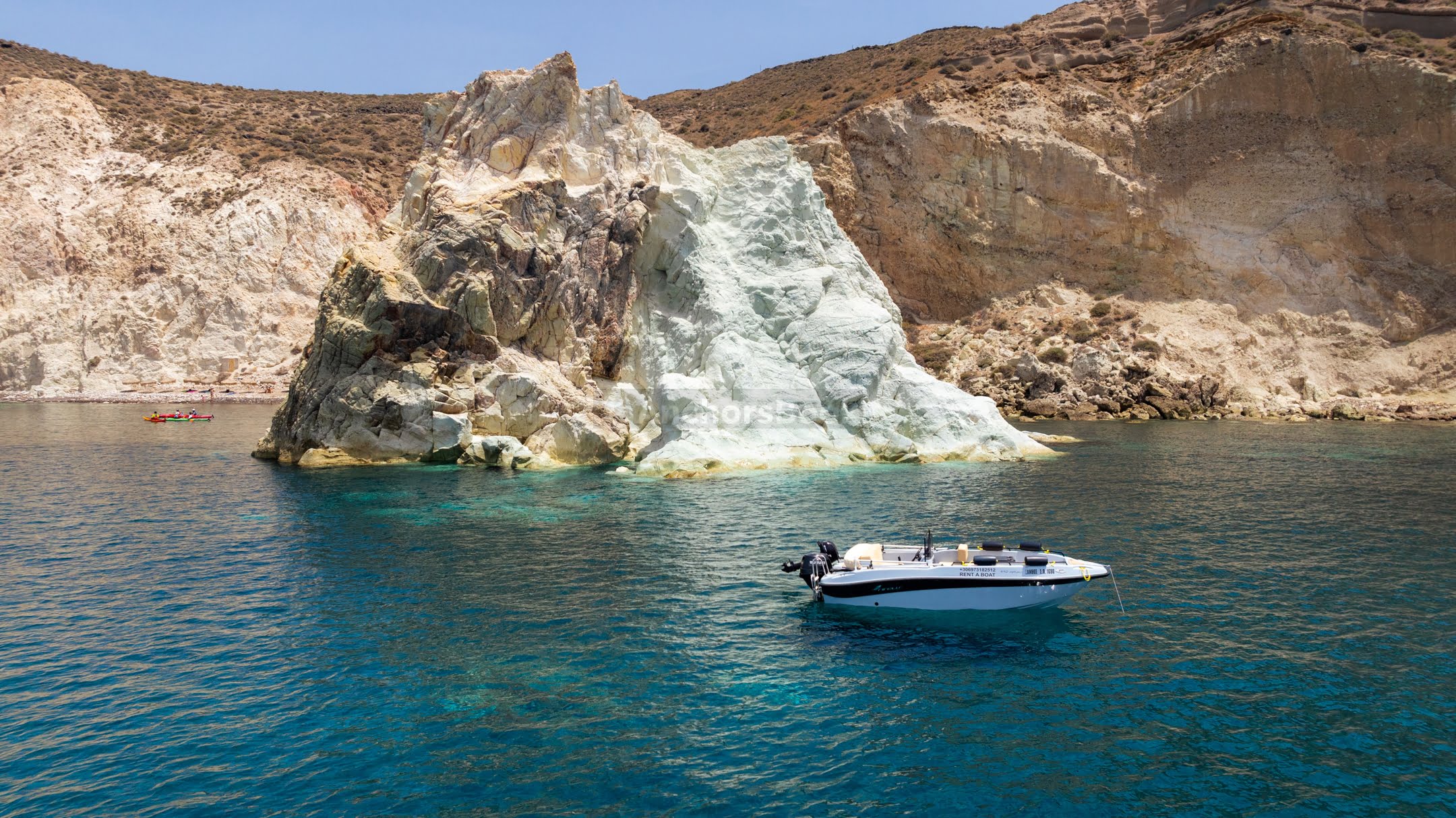 Rent a Boat in Santorini for 5 Hours- No license required | AnchorsBook Photo Rent a Boat in Santorini for 5 Hours- No license required