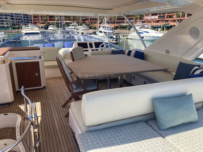 Luxury Yacht Rental In Puerto Vallarta, Jalisco | Azimut 70 | AnchorsBook Photo Luxury Yacht Rental In Puerto Vallarta, Jalisco | Azimut 70
