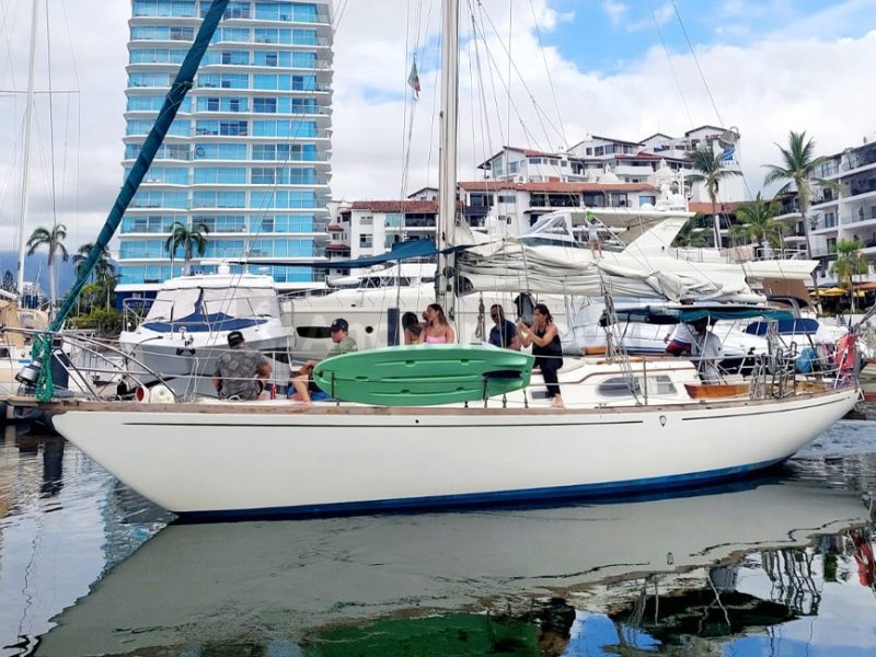 Luxury Sailboat Rental In Puerto Vallarta, Jalisco | Columbia 40 | AnchorsBook Photo Luxury Sailboat Rental In Puerto Vallarta, Jalisco | Columbia 40