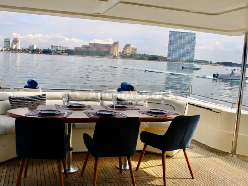 Luxury Yacht Rental In Puerto Vallarta, Jalisco | Ferreti 80 | AnchorsBook Photo Luxury Yacht Rental In Puerto Vallarta, Jalisco | Ferreti 80