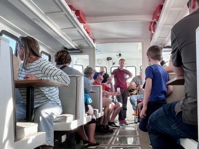 Take a private eco cruise on North America's LARGEST solar-powered boat!