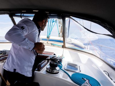 Sports Boat 2 Cabin - Full Day Tour In Chios, Greece | AnchorsBook Photo Private daily sailing cruise with culinary exploration in Athenian Riviera