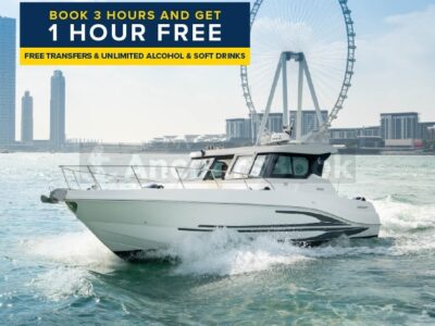Speedboat 36ft | Free 🚌 Transfer, & Free 🥂 Unlimited Alcohol + Soft Drinks Included - Book 3+ Hr Get 1 Hr Free Offer