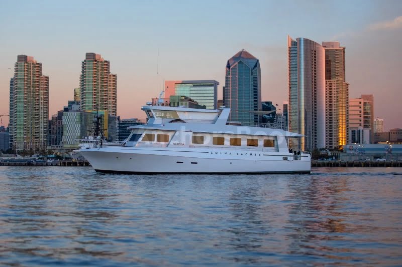Private Boat Rental Priced Per Person in San Diego California - 70' Luxury Power Yacht With Hot Tub | AnchorsBook Photo Private Boat Rental Priced Per Person in San Diego California - 70' Luxury Power Yacht With Hot Tub