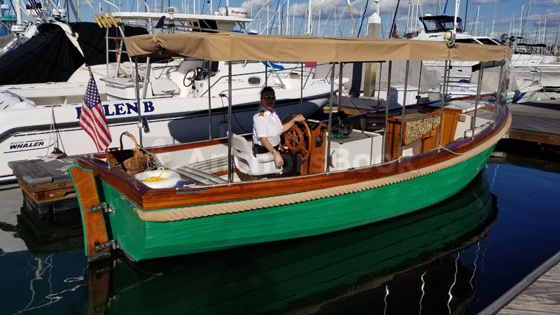 Boat Rental in San Diego California - 26' Gentleman's Launch Touring Boat | AnchorsBook Photo Boat Rental in San Diego California - 26' Gentleman's Launch Touring Boat