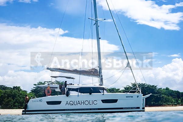 4 Hour Private Luxury Yacht Charter to Lazarus/St John Island – Fountaine Pajot Lucia 40 sailing catamaran | AnchorsBook Photo 4 Hour Private Luxury Yacht Charter to Lazarus/St John Island – Fountaine Pajot Lucia 40 sailing catamaran