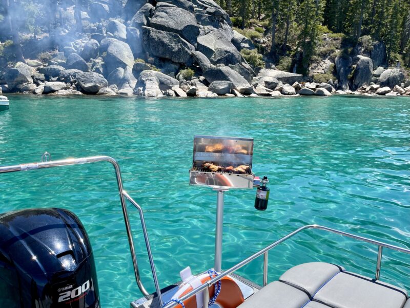 Lake Tahoe Luxury Pontoon Rental | AnchorsBook Photo Lake Tahoe Luxury Pontoon Rental