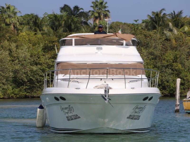 SEA RAY FLYBRIDGE FOR 15 PEOPLE IN CANCUN | AnchorsBook Photo SEA RAY FLYBRIDGE FOR 15 PEOPLE IN CANCUN