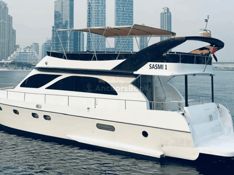 Dubai: Private Luxury Yacht Cruise on a 70-Foot Yacht | AnchorsBook Photo Dubai: Private Luxury Yacht Cruise on a 70-Foot Yacht