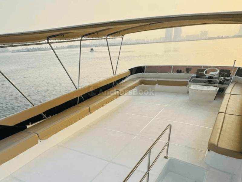 Dubai: Private Luxury Yacht Cruise on a 70-Foot Yacht | AnchorsBook Photo Dubai: Private Luxury Yacht Cruise on a 70-Foot Yacht