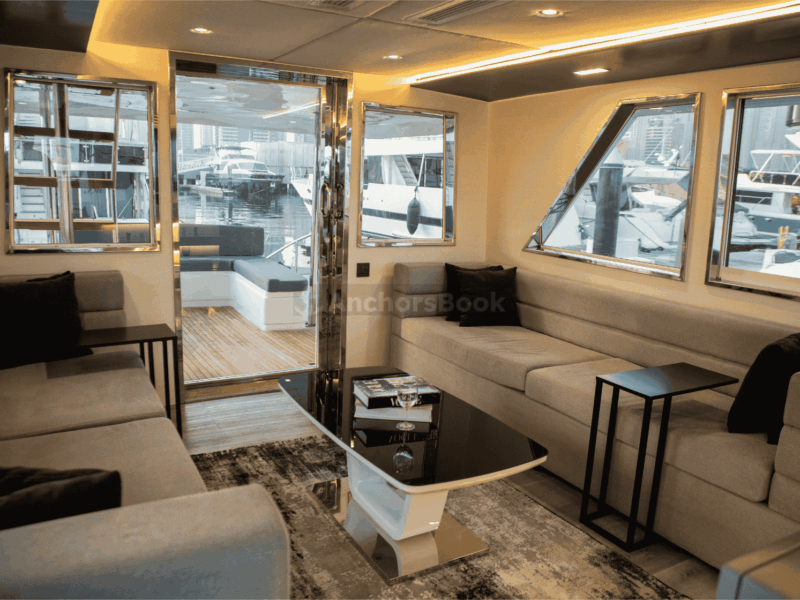 AnchorsBook Fleet: Vogue Luxury Yacht Rental - Hatteras 64ft (22PAX) | AnchorsBook Photo AnchorsBook Fleet: Vogue Luxury Yacht Rental - Hatteras 64ft (22PAX)
