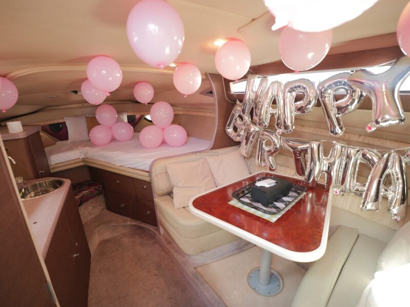 2-4 Hour Birthday Party Package – 33ft Yacht With Cake & Decorations Included | AnchorsBook Photo 2-4 Hour Birthday Party Package – 33ft Yacht With Cake & Decorations Included