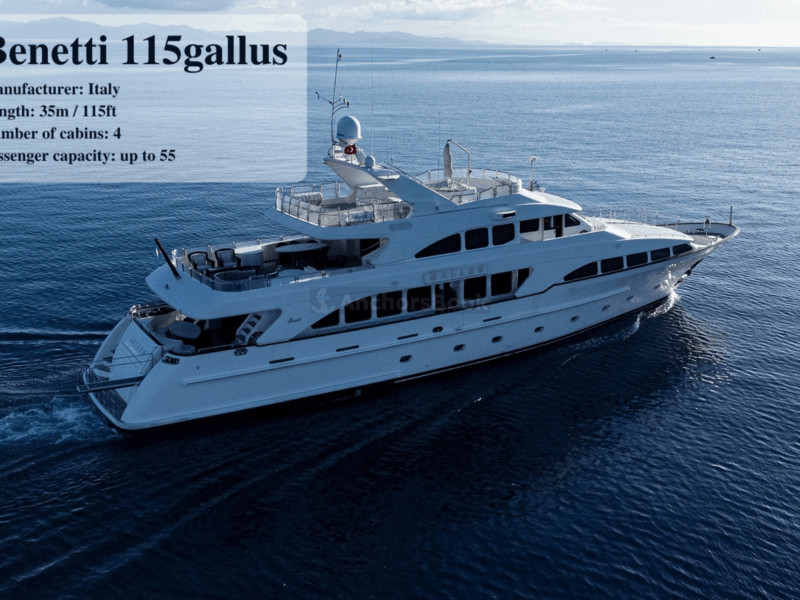BENETTI 115 ULTRALUXURY YACHT - 55PAX | AnchorsBook Photo BENETTI 115 ULTRALUXURY YACHT - 55PAX