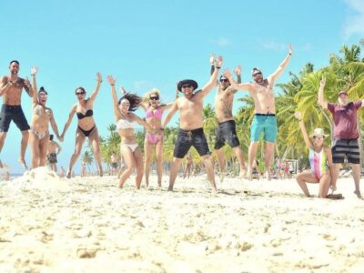 Punta Cana Catamaran Party– Snorkeling, Open Bar, Music & Pickup | AnchorsBook Photo Premium yacht available in Punta Cana Shared Party