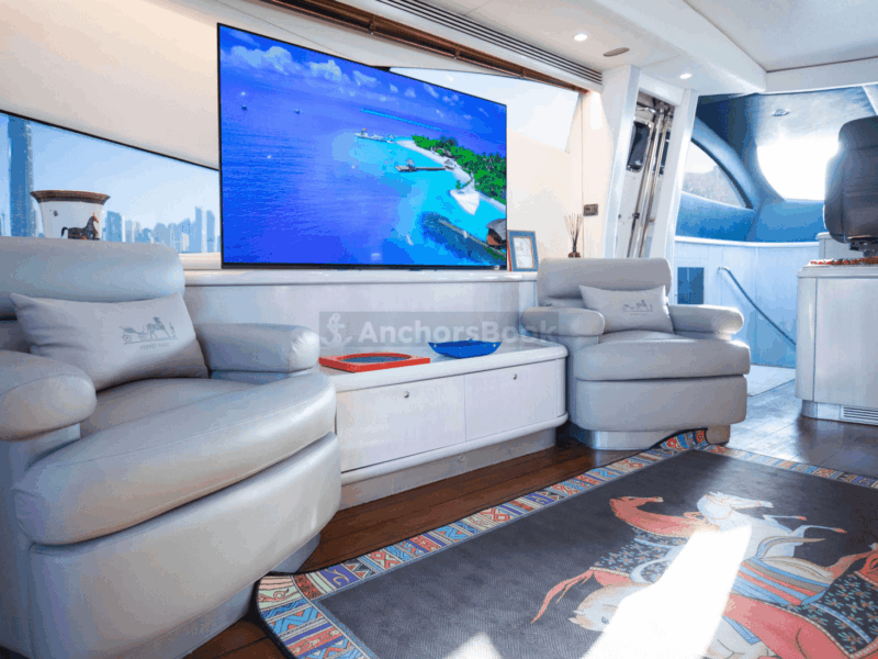 MAJESTIC PEARL 92ft - Dubai Yacht Rental | AnchorsBook Photo MAJESTIC PEARL 92ft - Dubai Yacht Rental