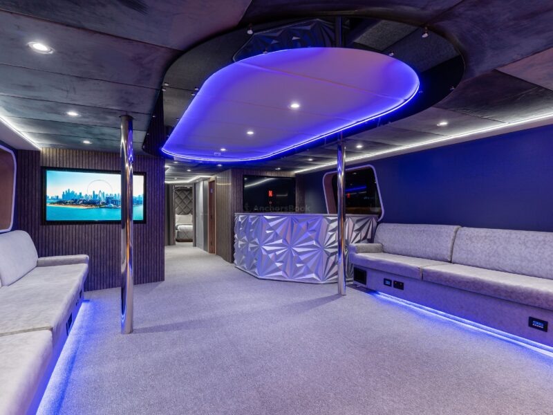 Sweet Caroline Dubai 142ft VIP Mega Yacht - Up To 150 Guests | AnchorsBook Photo Sweet Caroline Dubai 142ft VIP Mega Yacht - Up To 150 Guests