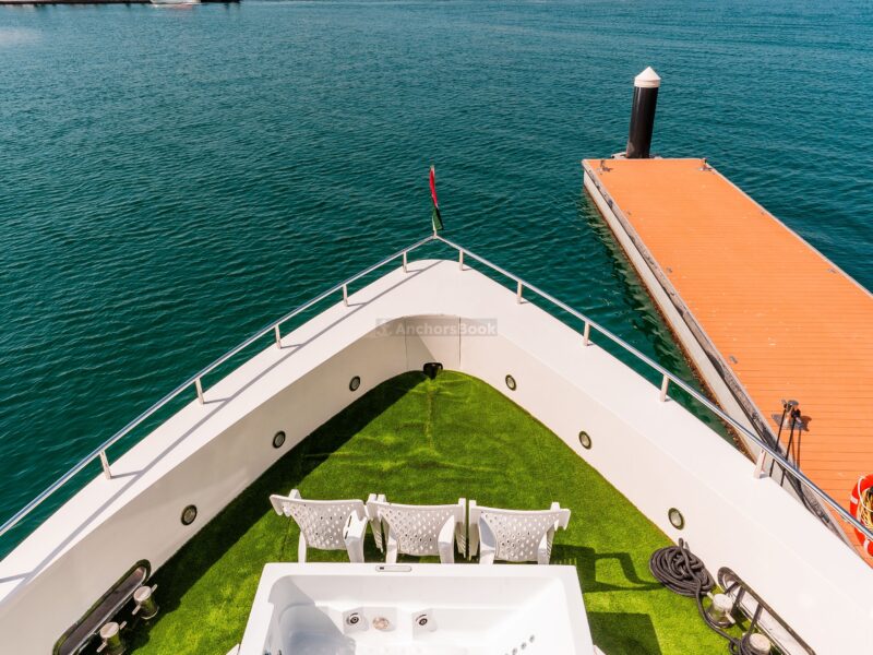 Sweet Caroline Dubai 142ft VIP Mega Yacht - Up To 150 Guests | AnchorsBook Photo Sweet Caroline Dubai 142ft VIP Mega Yacht - Up To 150 Guests