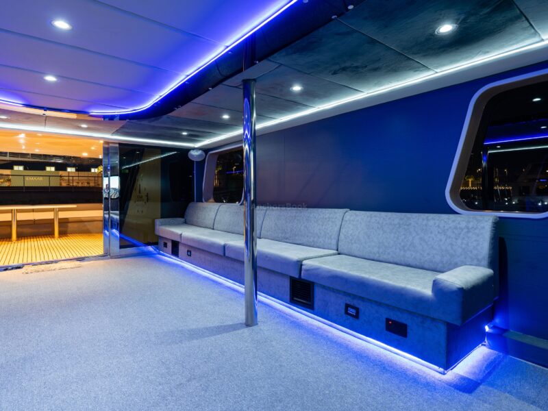 Sweet Caroline Dubai 142ft VIP Mega Yacht - Up To 150 Guests | AnchorsBook Photo Sweet Caroline Dubai 142ft VIP Mega Yacht - Up To 150 Guests