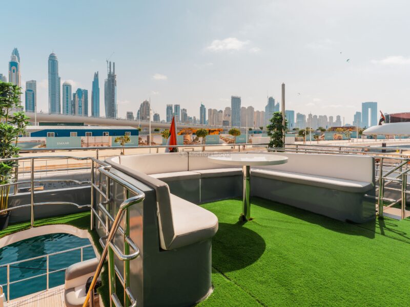 Sweet Caroline Dubai 142ft VIP Mega Yacht - Up To 150 Guests | AnchorsBook Photo Sweet Caroline Dubai 142ft VIP Mega Yacht - Up To 150 Guests