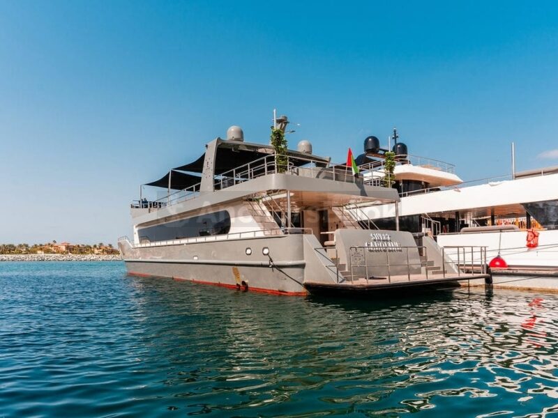 Sweet Caroline Dubai 142ft VIP Mega Yacht - Up To 150 Guests | AnchorsBook Photo Sweet Caroline Dubai 142ft VIP Mega Yacht - Up To 150 Guests