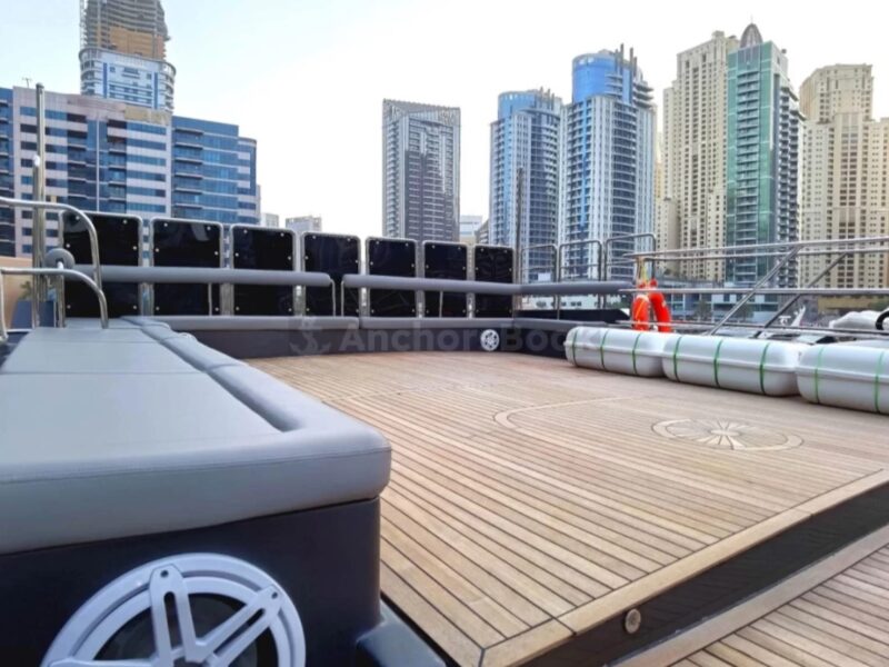 Dubai 95ft Yacht Rental For Up To 58 Guests | AnchorsBook Photo Dubai 95ft Yacht Rental For Up To 58 Guests