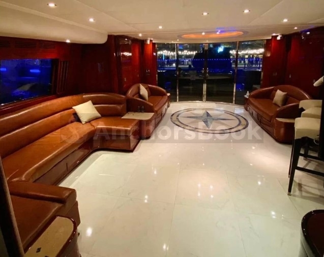 Dubai 95ft Yacht Rental For Up To 58 Guests | AnchorsBook Photo Dubai 95ft Yacht Rental For Up To 58 Guests