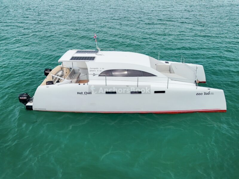 Hot Chilli 38 ft. Power Catamaran | AnchorsBook Photo Hot Chilli 38 ft. Power Catamaran