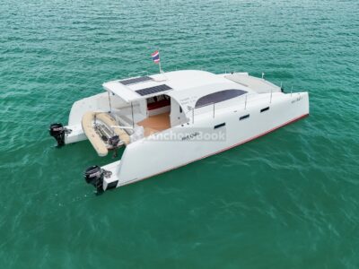 Costa Rica Morning Catamaran Snorkel Kayak Paddleboard & Drinks | AnchorsBook Photo Hot Chilli 38 ft. Power Catamaran