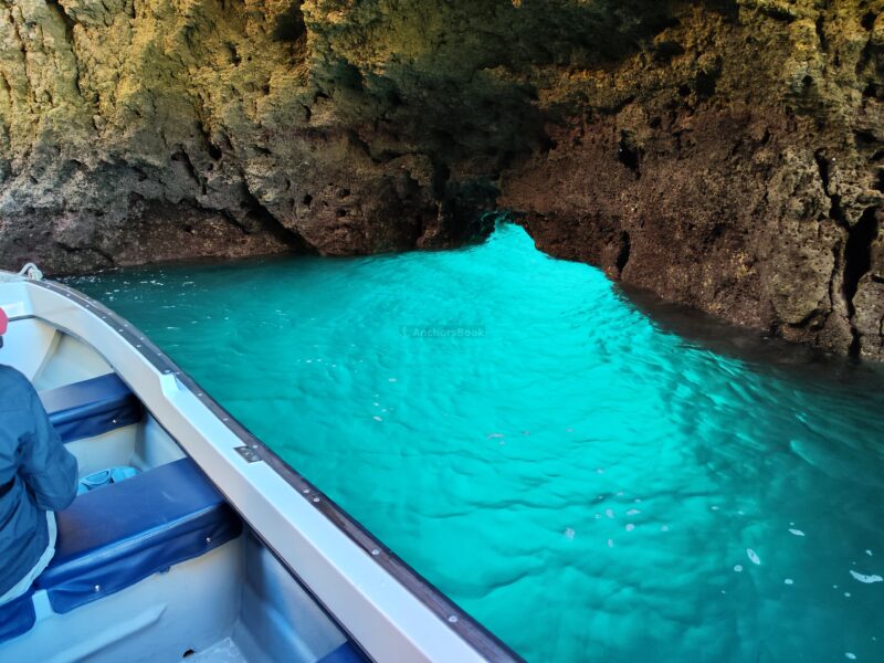 Boat Rental with Local Skipper to Visit the Coast of Lagos (includes Cave Tour, Swimming, Snorkeling & Relaxing) | AnchorsBook Photo Boat Rental with Local Skipper to Visit the Coast of Lagos (includes Cave Tour, Swimming, Snorkeling & Relaxing)