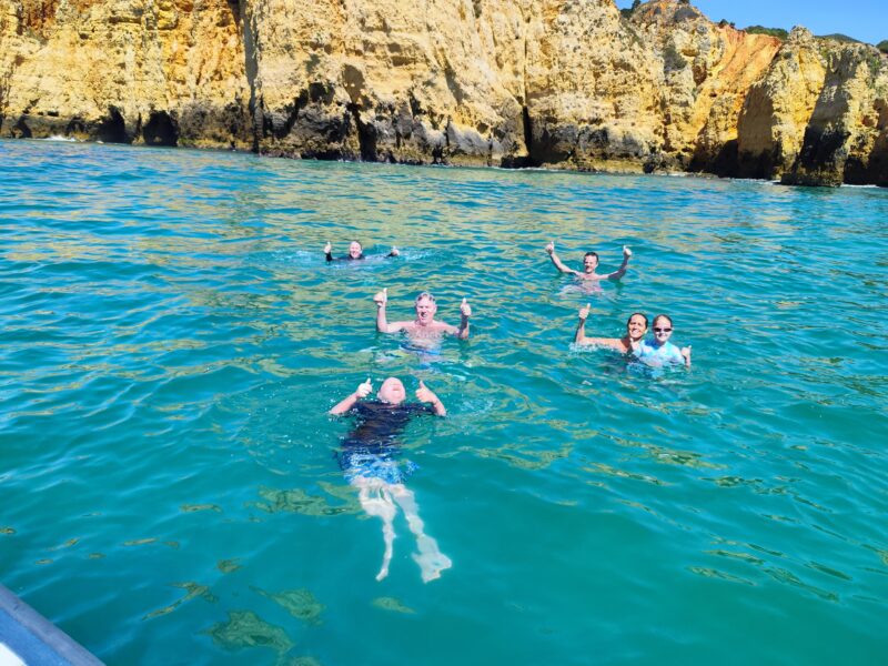 Boat Rental with Local Skipper to Visit the Coast of Lagos (includes Cave Tour, Swimming, Snorkeling & Relaxing) | AnchorsBook Photo Boat Rental with Local Skipper to Visit the Coast of Lagos (includes Cave Tour, Swimming, Snorkeling & Relaxing)