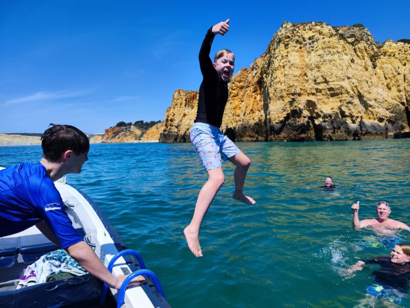 Boat Rental with Local Skipper to Visit the Coast of Lagos (includes Cave Tour, Swimming, Snorkeling & Relaxing) | AnchorsBook Photo Boat Rental with Local Skipper to Visit the Coast of Lagos (includes Cave Tour, Swimming, Snorkeling & Relaxing)