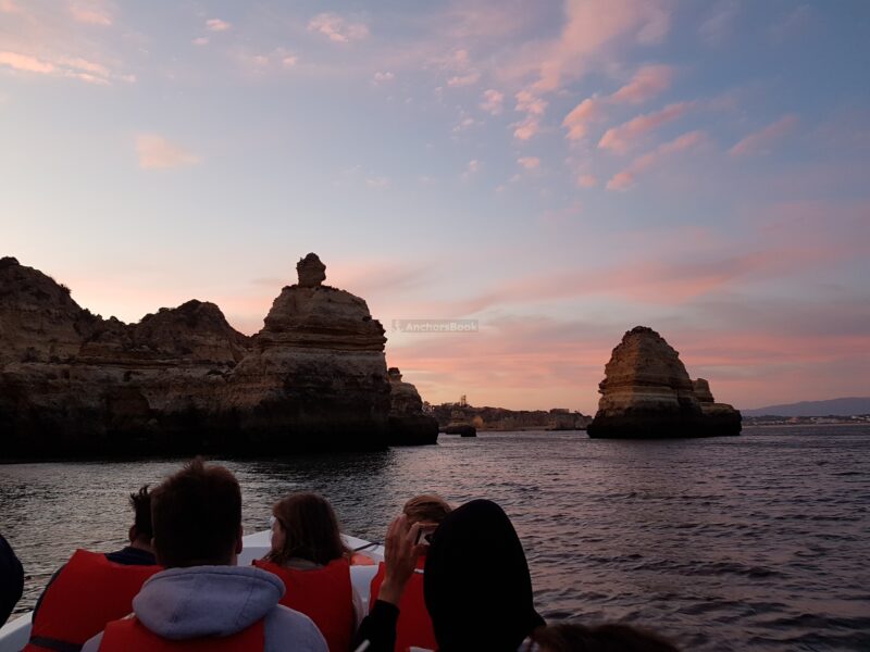 Private Sunset Boat Tour from Lagos to Ponta da Piedade with Local Guide | AnchorsBook Photo Private Sunset Boat Tour from Lagos to Ponta da Piedade with Local Guide