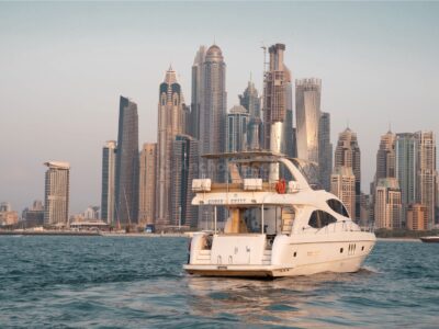 Blue Mermaid - Private 64ft Yacht For Up To 25 Guests | AnchorsBook Photo 4-6 Hour Birthday Party 61ft Yacht - Included: 🚌Transfers, 🎂Cake, 🎈Decorations, 🥂Unlimited Alcohol & Soft Drinks