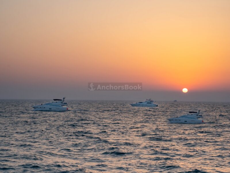 Dubai Sunset Shared Yacht Tour with BBQ Bites, Fresh Fruits & Drinks | AnchorsBook Photo Dubai Sunset Shared Yacht Tour with BBQ Bites, Fresh Fruits & Drinks