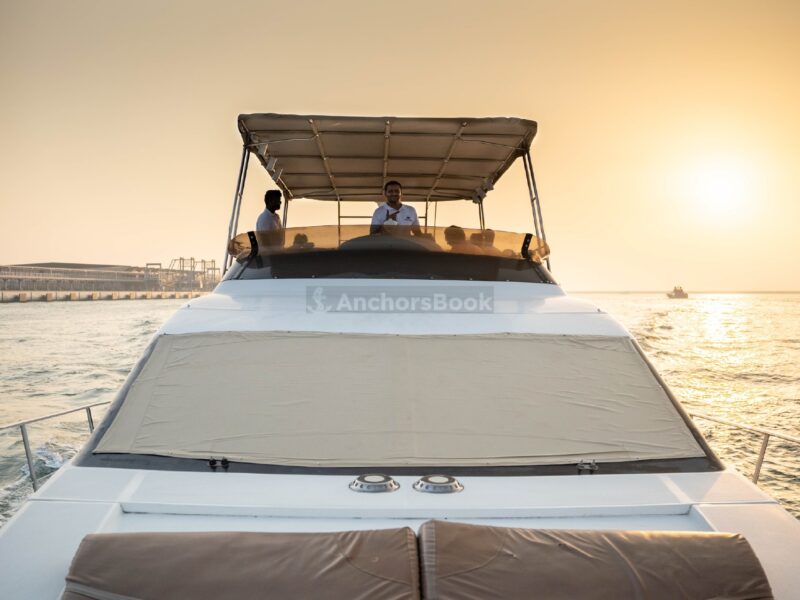 Dubai Sunset Shared Yacht Tour with BBQ Bites, Fresh Fruits & Drinks | AnchorsBook Photo Dubai Sunset Shared Yacht Tour with BBQ Bites, Fresh Fruits & Drinks