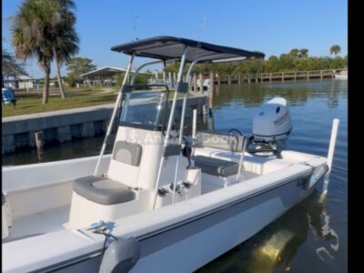 Florida Boat Rental & Yacht Charter | AnchorsBook Photo ✅ “Fish, Cruise & Relax! 20ft Sundance Skiff with 115HP”