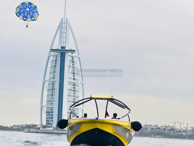 Dubai Parasailing For 2 Guests (30 Minutes) | AnchorsBook Photo Dubai Parasailing For 2 Guests (30 Minutes)
