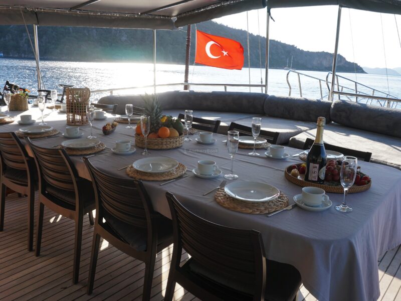 Aria - 2021 Refit 87ft Yacht Charter In Fethiye | AnchorsBook Photo Aria - 2021 Refit 87ft Yacht Charter In Fethiye