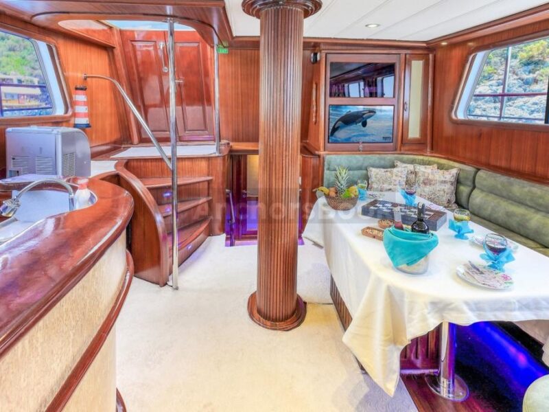 Mehmet Ayaz 78ft - New 2023 Year Yacht Charter In Fethiye | AnchorsBook Photo Mehmet Ayaz 78ft - New 2023 Year Yacht Charter In Fethiye
